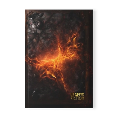 LegendFiction Breaking Embers Softcover Notebook, A5