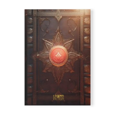 LegendFiction Crimson Chronicle Softcover Notebook, A5