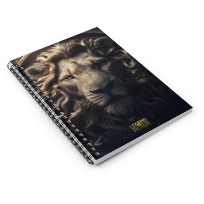 Legendary Lion Spiral Notebook - Ruled Line