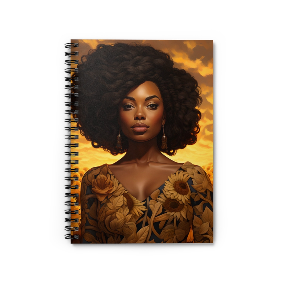 Sunny Essence Spiral Notebook: Where Beauty & Blooms Meet product main image
