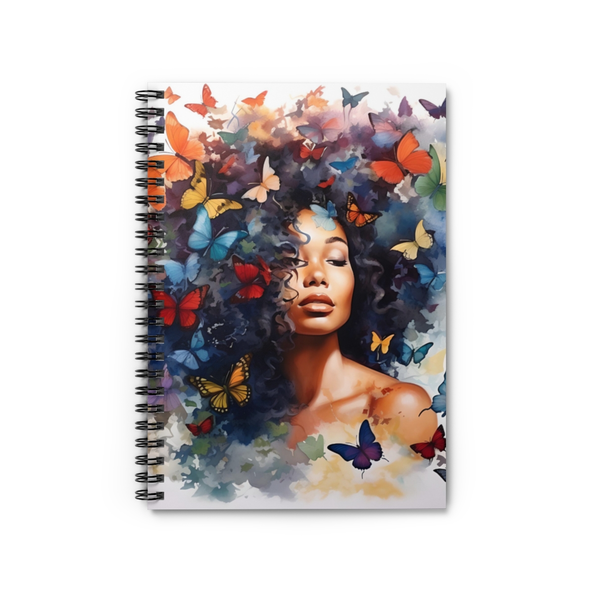 Fly with Purpose: Black Woman & Butterfly Ensemble Notebook product thumbnail image