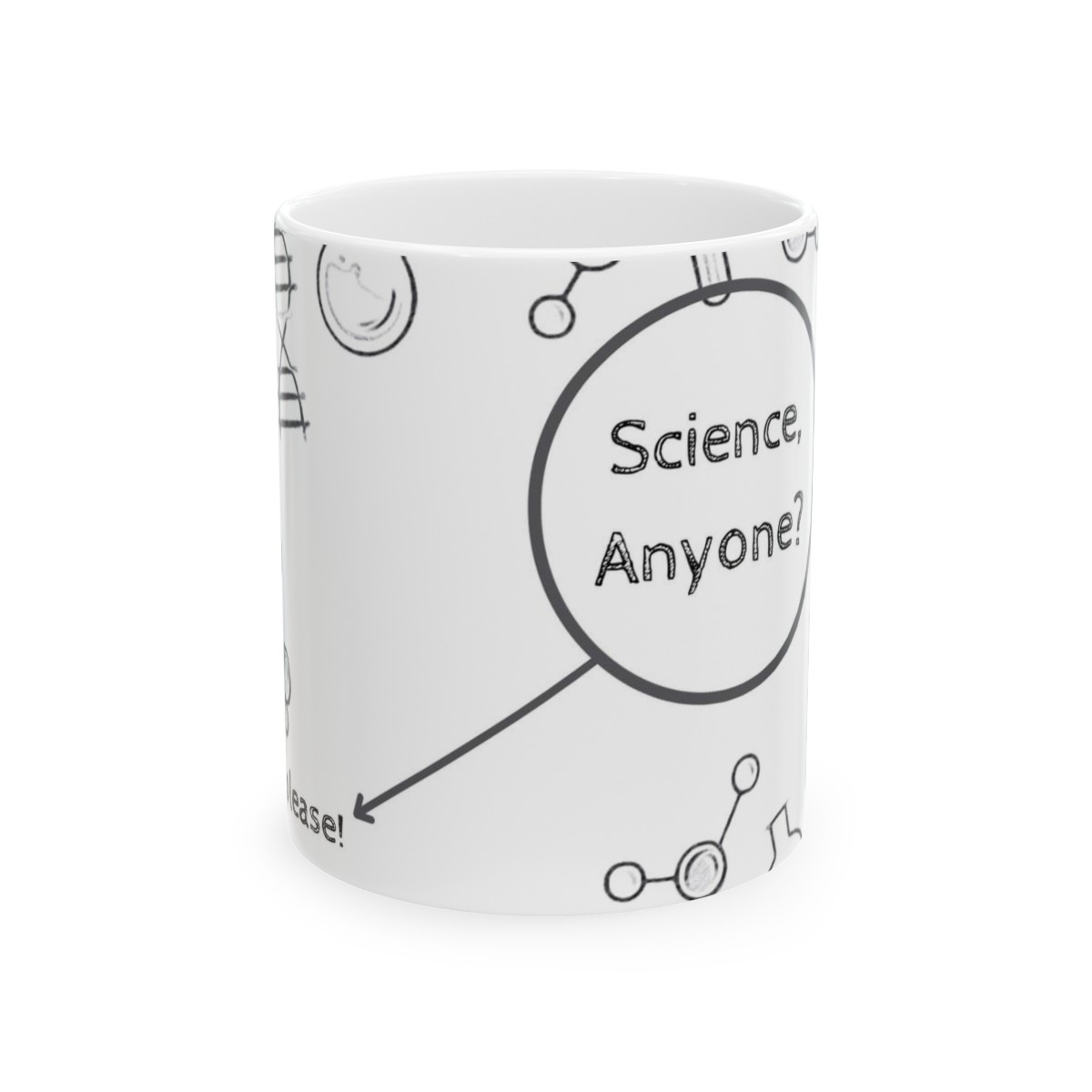 "Science, Anyone" Scientific Elements Ceramic Mug 11oz product thumbnail image