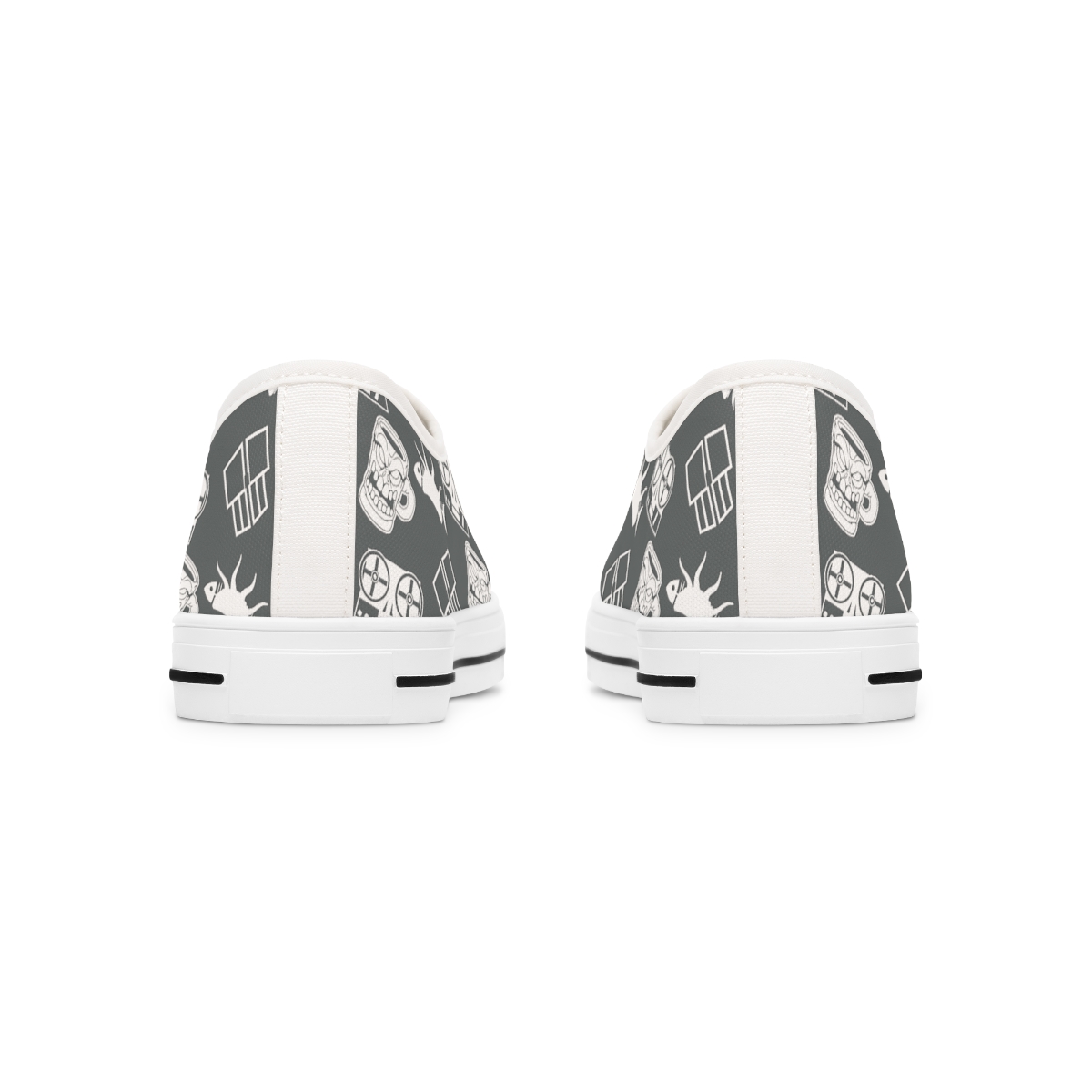 Stealthy Sneaks {Dorian Gray Women's Low Top Sneakers} product thumbnail image