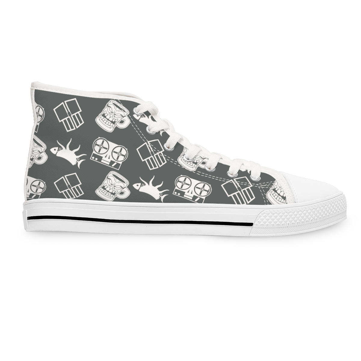 Stealthy Sneaks {Dorian Gray Women's High Top Sneakers} product thumbnail image