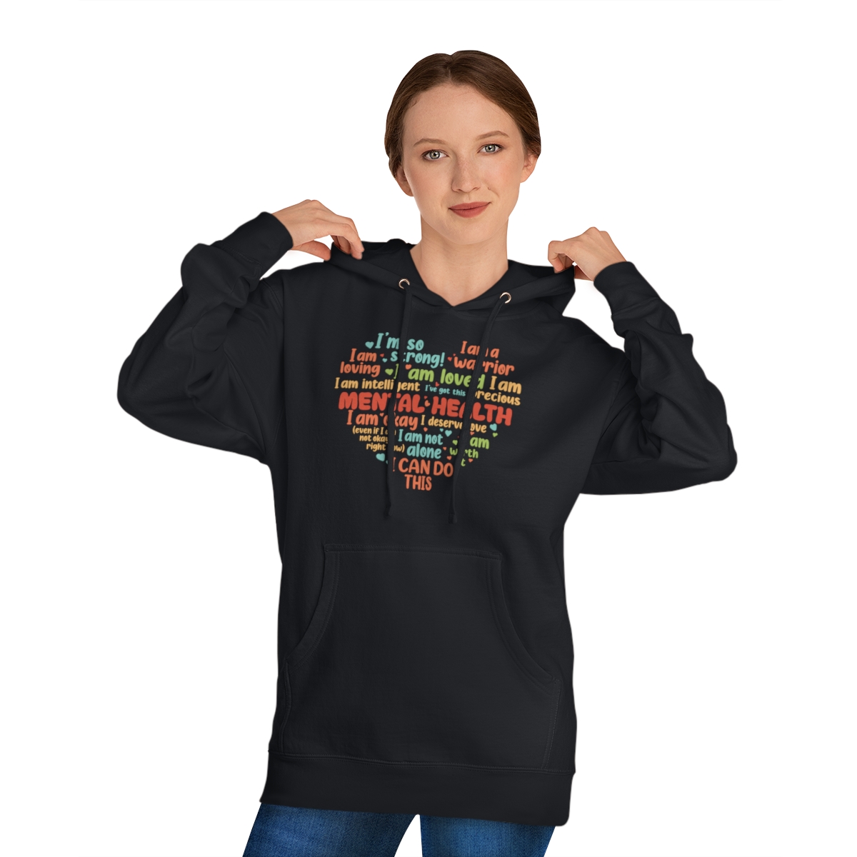 Inspirational Recovery hoodie that reminds you that you're worth it! product main image
