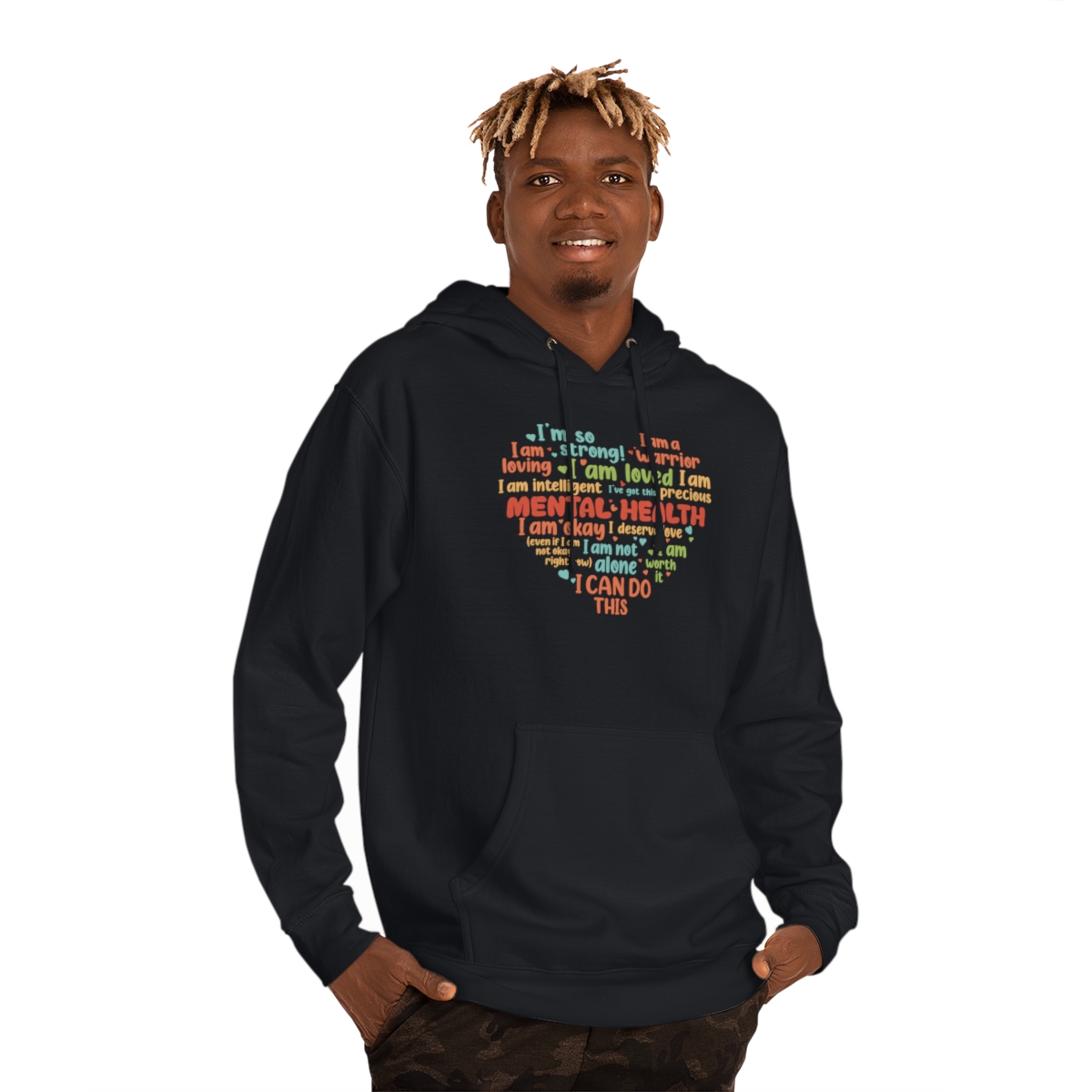 Inspirational Recovery hoodie that reminds you that you're worth it! product thumbnail image
