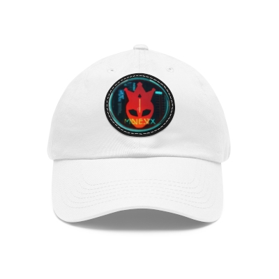 MajestX Logo Hat with Leather Patch (Round) by Rob Dickens