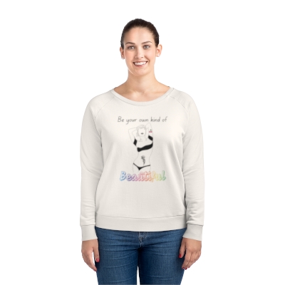 Beautiful, Silhouette with Tattoos, Women's Dazzler Relaxed Fit Sweatshirt 