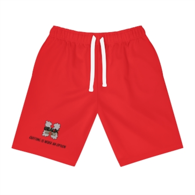 Red Geaux Hard Fit Athletic Long Shorts 