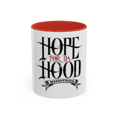 HOPE 4 DA HOOD Accent Coffee Mug, 11oz