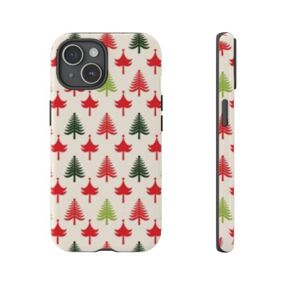 Christmas Tree Pattern Phone Case 46 models Tough Cases