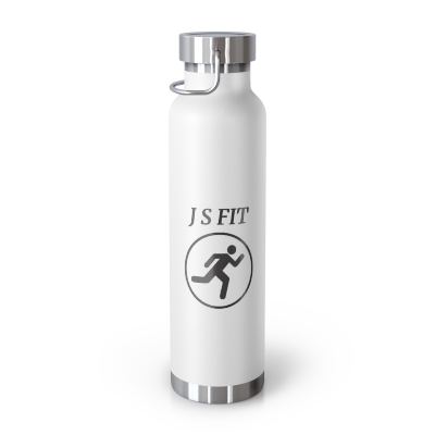 J S FIT, Just Stay Fit Tribe, Muscle, Copper Vacuum Insulated Bottle, 22oz