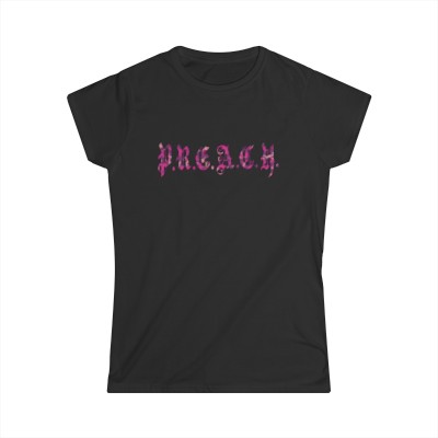 Women's Camo P.R.E.A.C.H. Logo T-Shirt