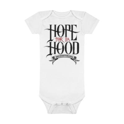 Hope 4 da Hood Onesie® Organic Baby Bodysuit