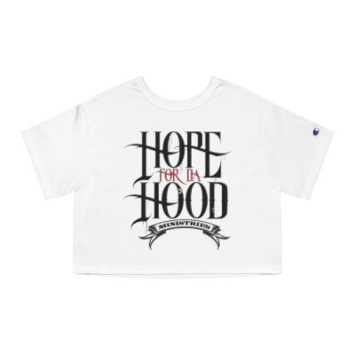 Hope 4 Da Hood Champion Women's Heritage Cropped T-Shirt