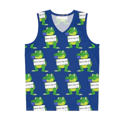 Clap a Gator Bald and Bonkers Show Basketball Jersey (AOP)