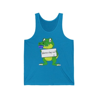 Unisex Clap a Gator Bald and Bonkers Show Jersey Tank