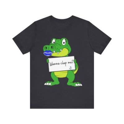 Unisex Jersey Clap a Scottish Gator Bald and Bonkers Show Short Sleeve Tee