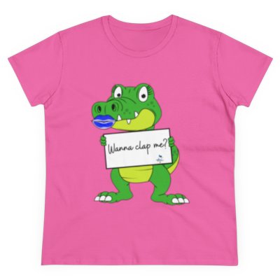 Women's Midweight Clap a Gator Bald and Bonkers Show Cotton Tee