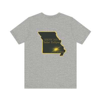 Watch the GLOW of the Total Solar Eclipse in this souvenir Show Me State Missouri Solar Eclipse 2024 T-Shirt!