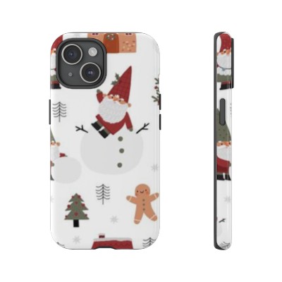 Snowmen And Gingerbread Men Christmas Phone Case Tough Cases