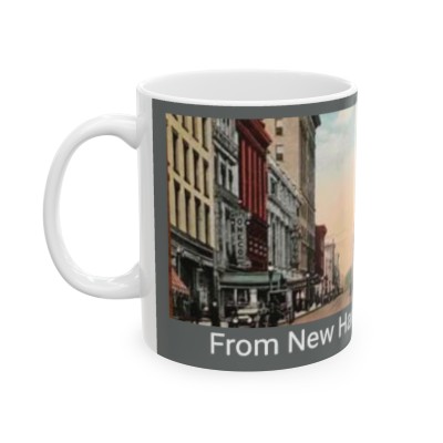 From New Haven, CT, With Love - Vintage Postcard - Ceramic Mug 11oz