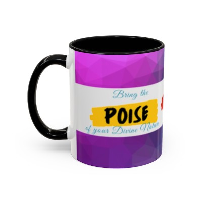 Poise to the Noise, Colorful Coffee Mug, 11oz