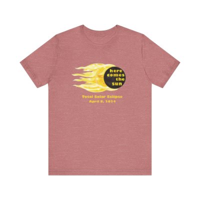 Celestial Smiles: Solar Eclipse 2024 T-Shirt on Bella Canvas - Limited Edition Cosmic Apparel