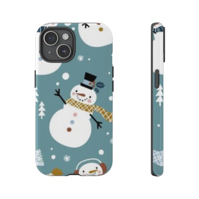 Christmas Snowman Phone Case Tough Cases