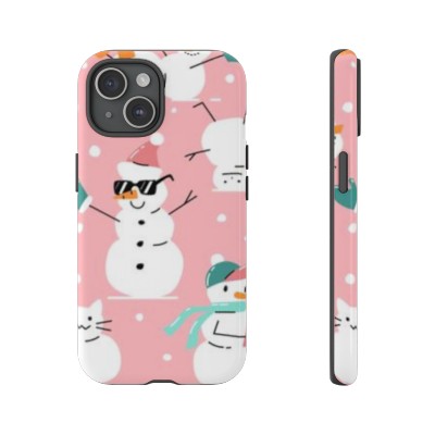Christmas Snowman Phone Case Tough Cases