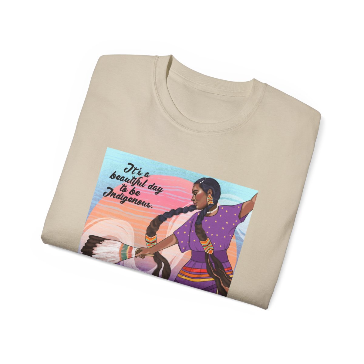 "It's a beautiful day" Unisex Ultra Cotton Tee product thumbnail image