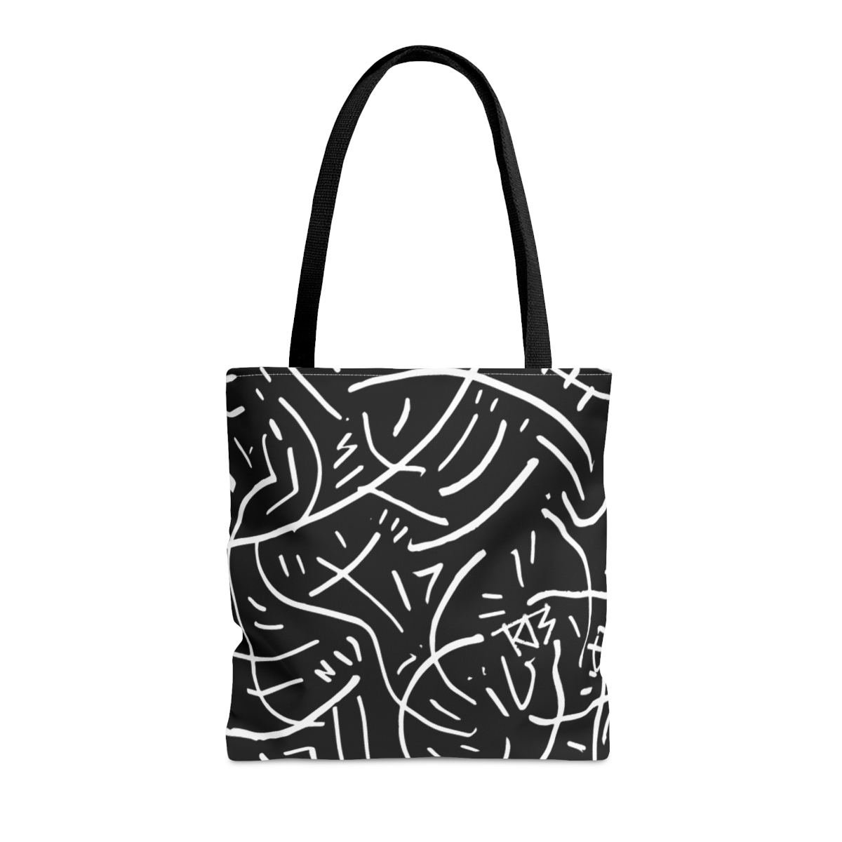 LIMITED RELEASE: BLACK Edition TRIBE Tote Bag with illustrations by Lucca Del Carlo product thumbnail image