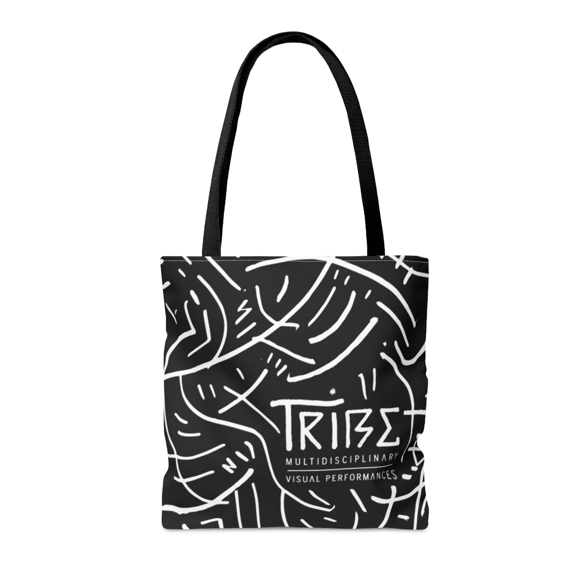 LIMITED RELEASE: BLACK Edition TRIBE Tote Bag with illustrations by Lucca Del Carlo product thumbnail image