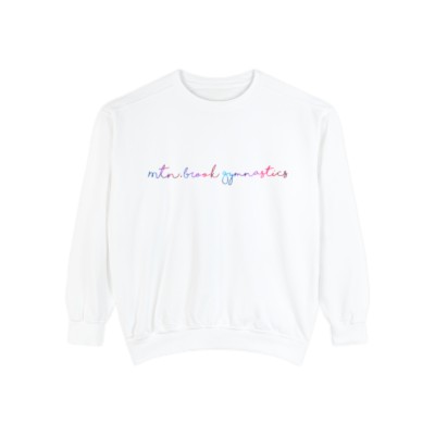 Adult Sweatshirt - White Rainbow