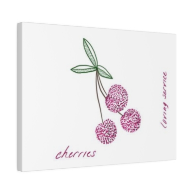 Loving Service ~ Cherries / Canvas Picture