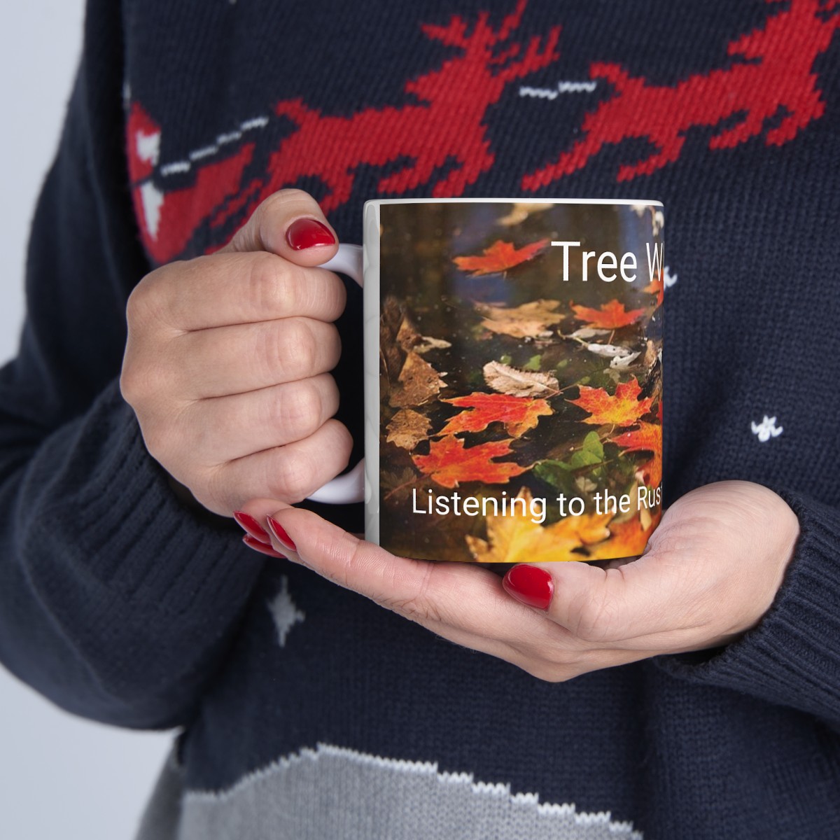 Tree Whisperer: Listening to the Rustle of Ancestral Leaves - Genealogy Ceramic Mug 11oz product thumbnail image
