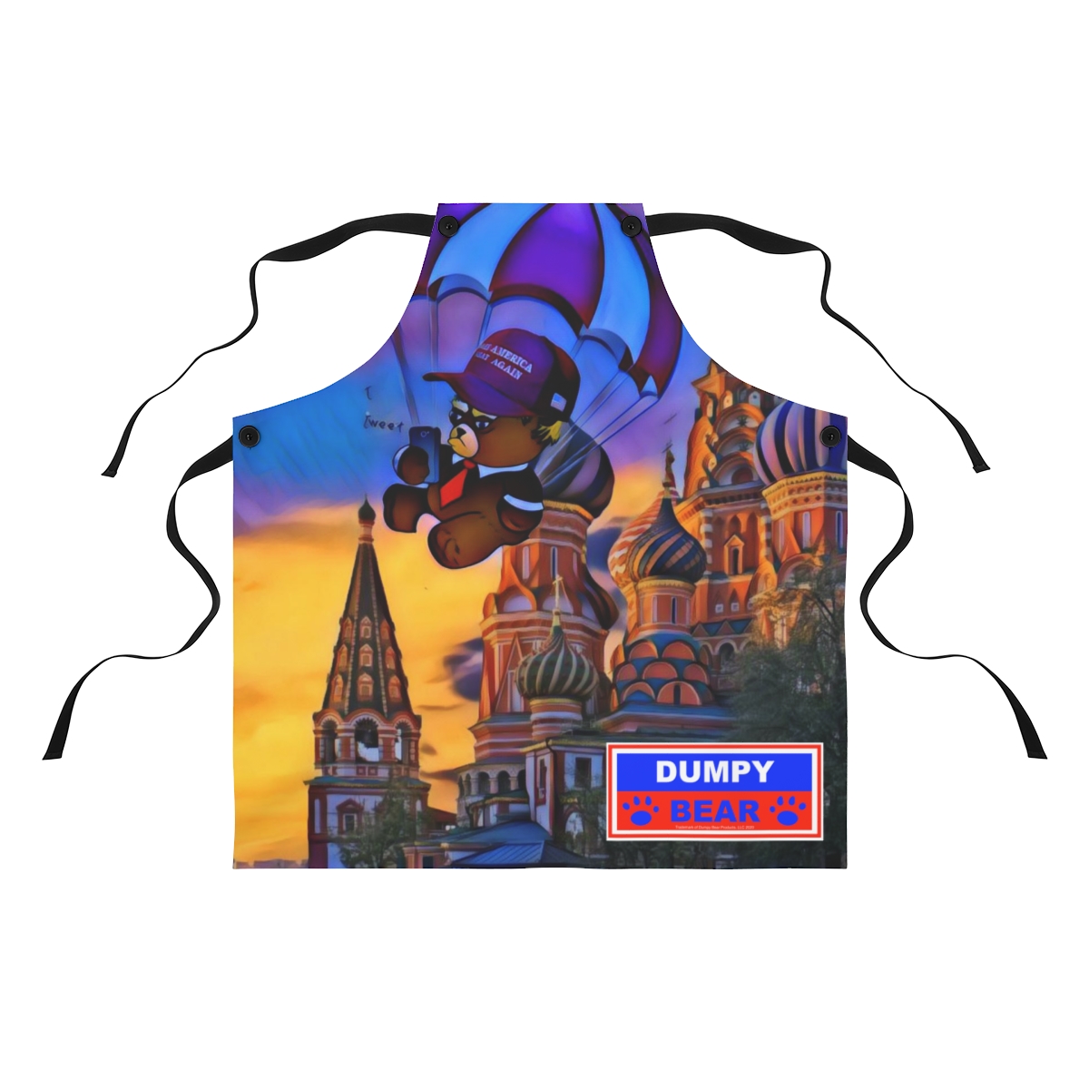 Dumpy Bear Goes to Russia - Apron (AOP) product thumbnail image