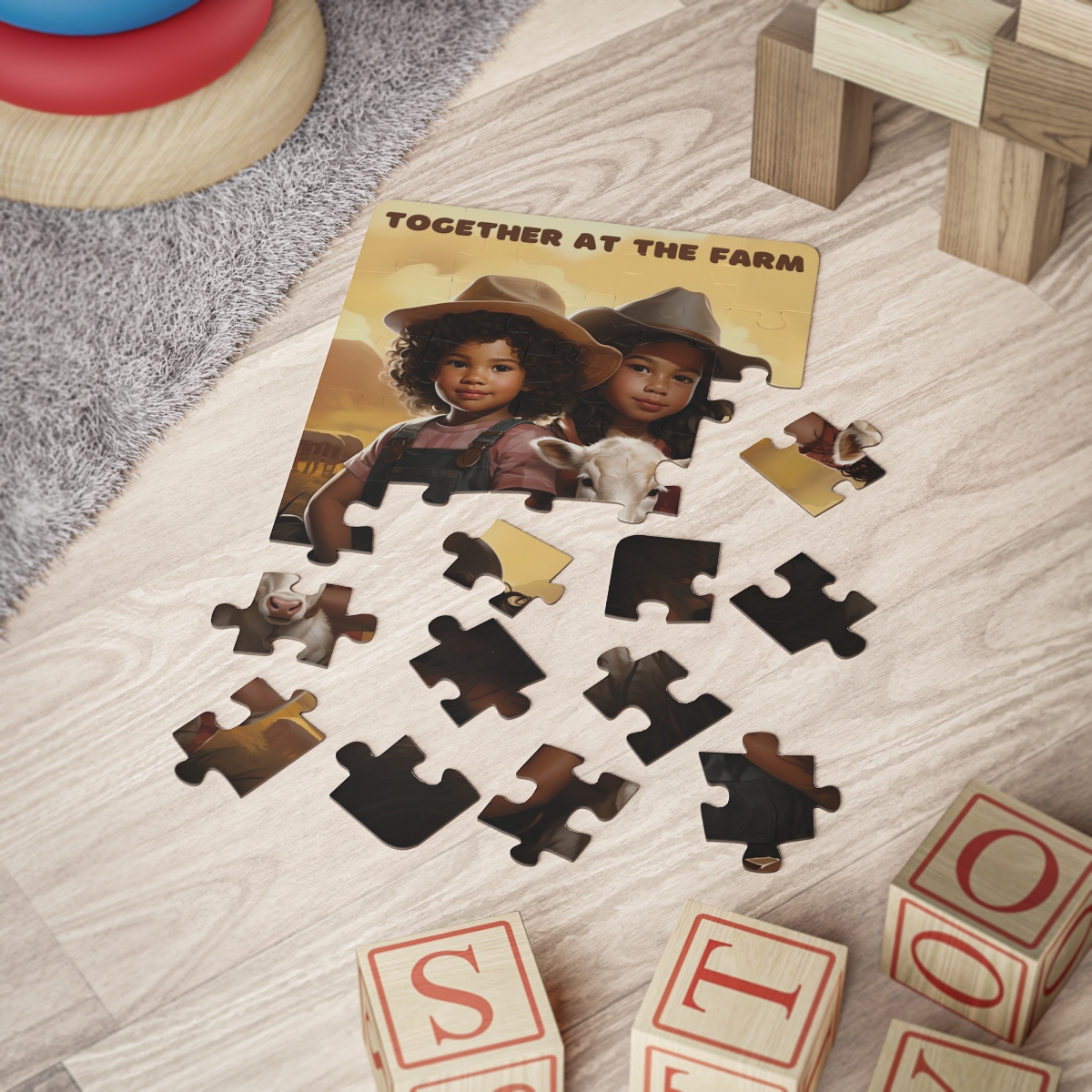 Together at the Farm Kids' Puzzle product thumbnail image