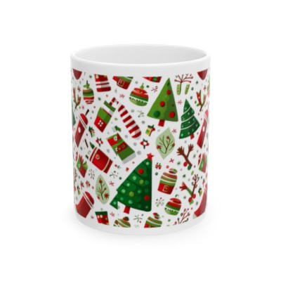Festive Christmas Tree Mug