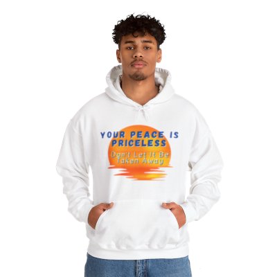 Peace Is Priceless Unisex Heavy Blend™ Hooded Sweatshirt