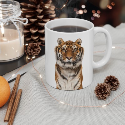 Stay Strong Tiger Ceramic Mug 11oz