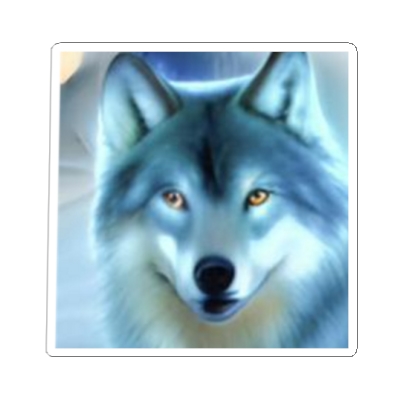 Wolf Fantasy Art Kiss-Cut Stickers