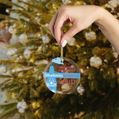 Holiday Tree Glass Ornament