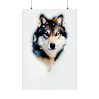 Grey Wolf Realistic Special Effects Matte Vertical Gallery Paper