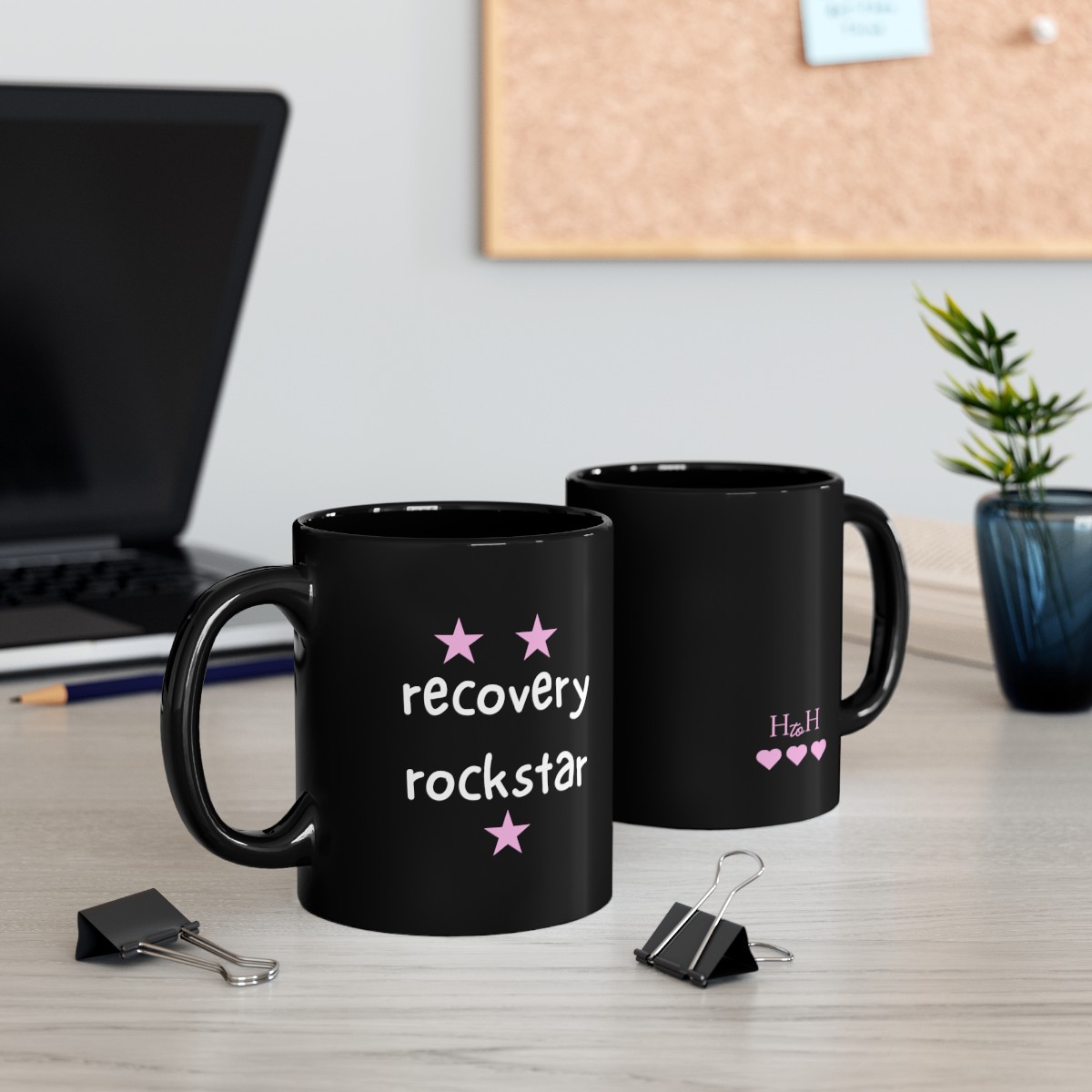 Recover Rockstar - 11oz Black Mug product thumbnail image