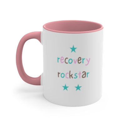 Recovery Rockstar - Accent Coffee Mug, 11oz