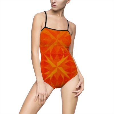 One-piece Swimsuit featuring Autumn Warmth
