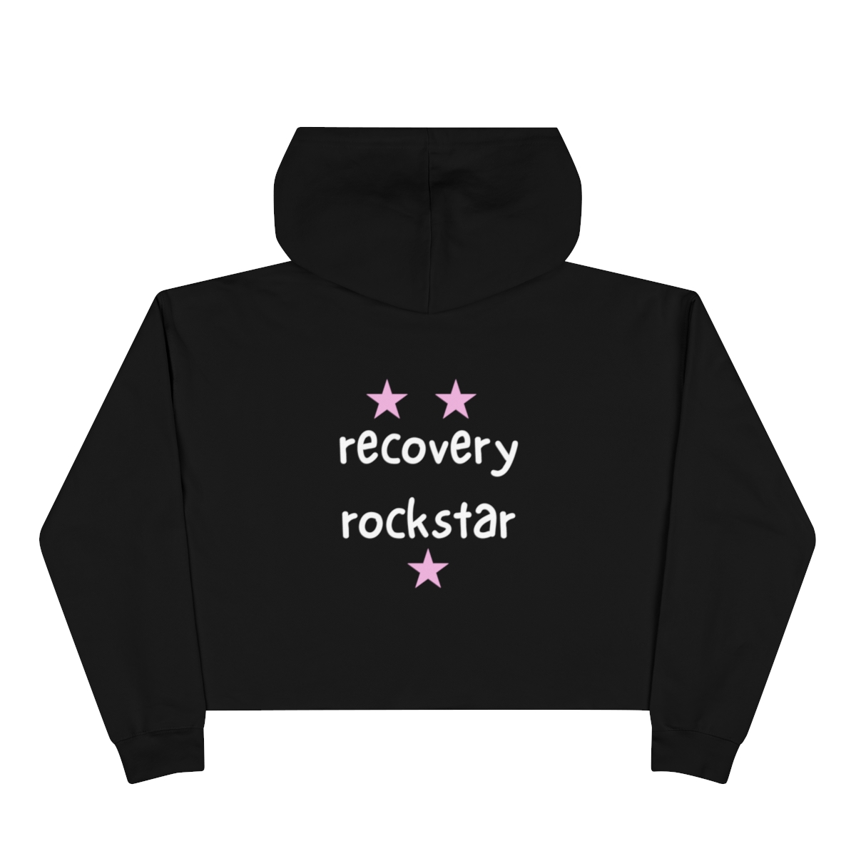 Recovery Rockstar - Crop Hoodie product thumbnail image