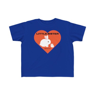 Light Passers Marketplace "LIttle Sister" Toddler's Fine Jersey Tee in 9 colors