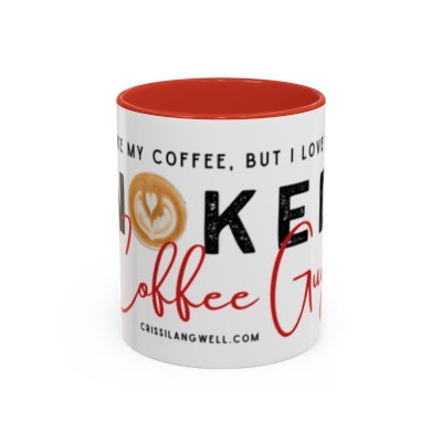 I like my coffee (red) - 11 oz mug